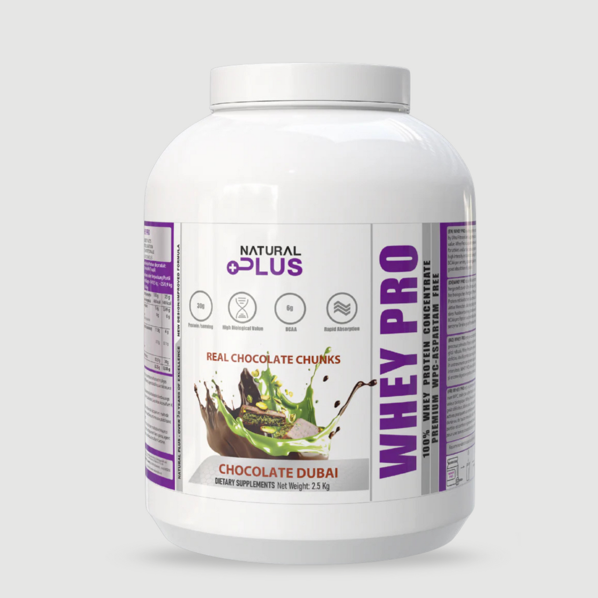 Whey Pro Premium Dubai Chocolate - Proteina concentrata din zer