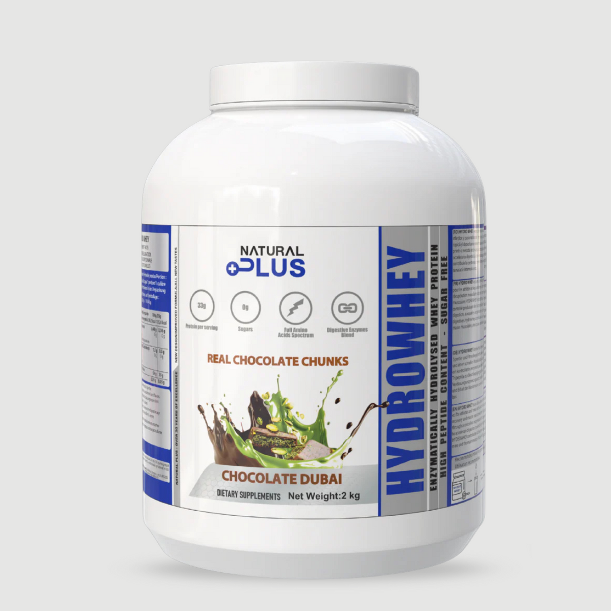 Hydrowhey Protein – Dubai Chocolate Edition – Naturalplus