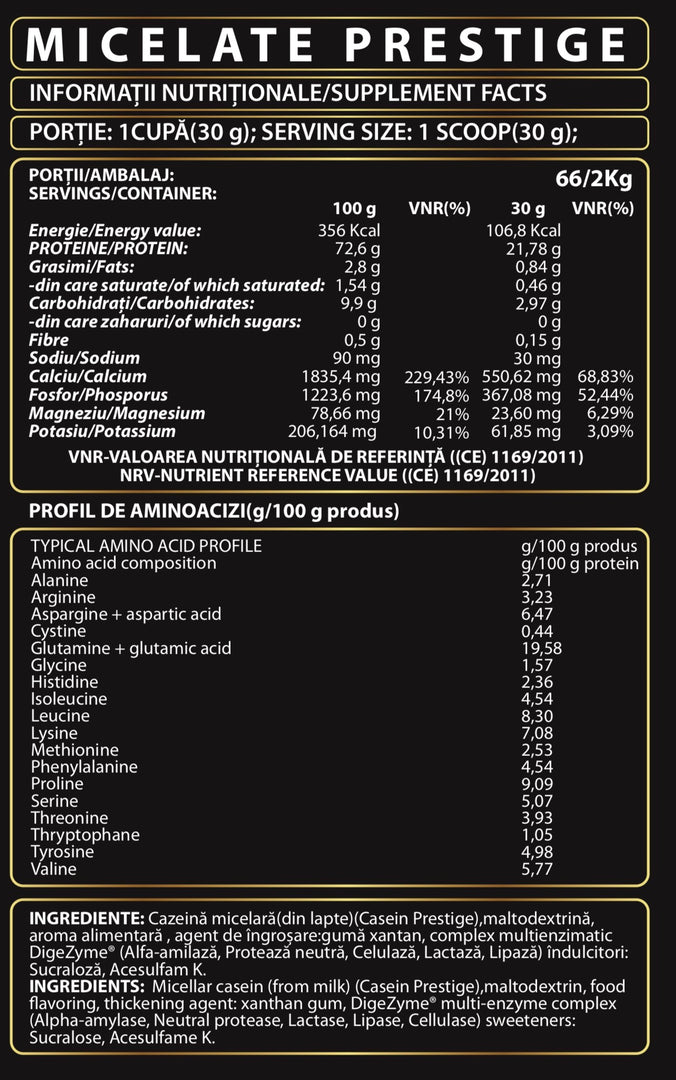 MICELATE PRESTIGE - Micellar Casein Protein
