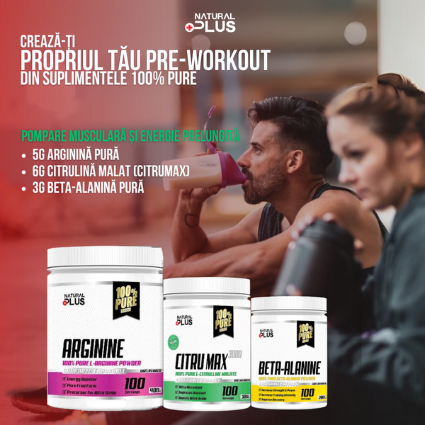 Pre-Workout - Pompare Musculară și Energie Prelungită