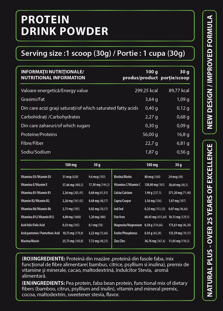 Vegan Protein Drink Powder