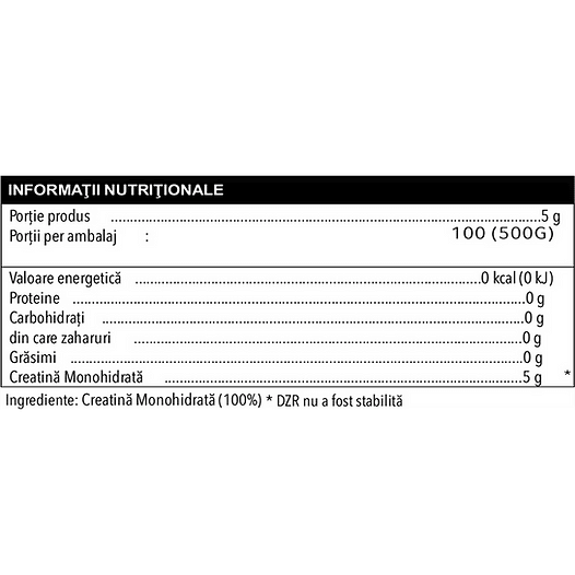 Creatine Monohidrate - Naturalplus