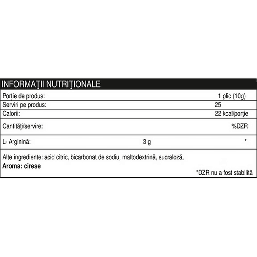 Arginina Efervescenta - Naturalplus