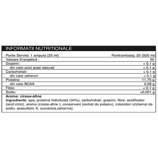 Amino Fusion Lichis 20x25ml - Naturalplus