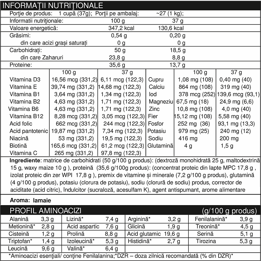 Re+Charge (1000gr) - Naturalplus